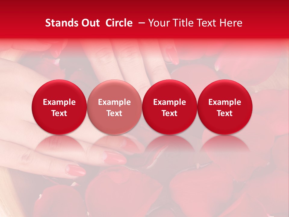 Rose Luxury Hand PowerPoint Template