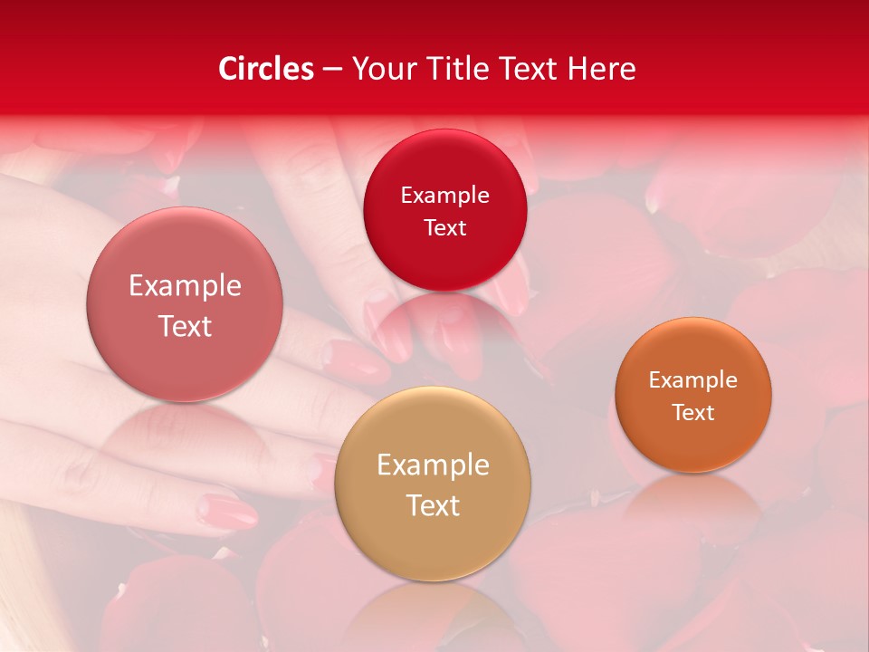 Rose Luxury Hand PowerPoint Template