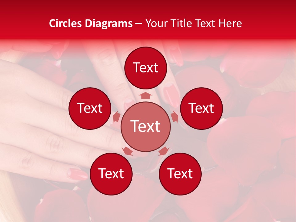 Rose Luxury Hand PowerPoint Template