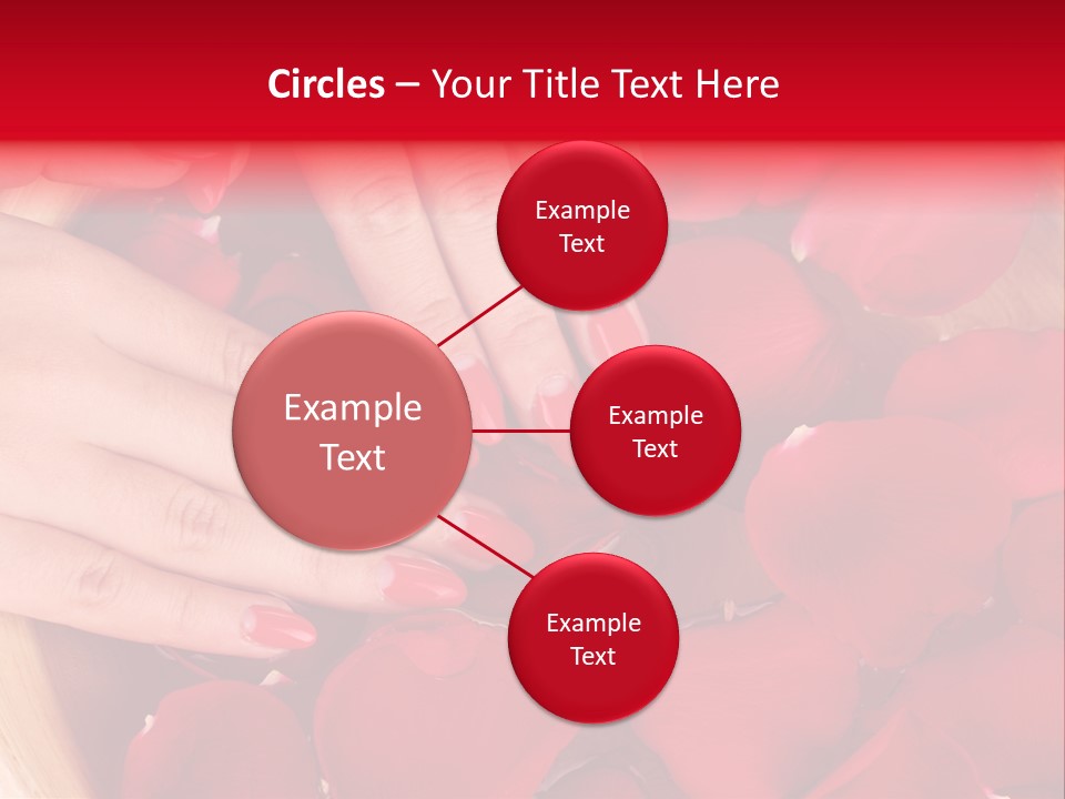 Rose Luxury Hand PowerPoint Template