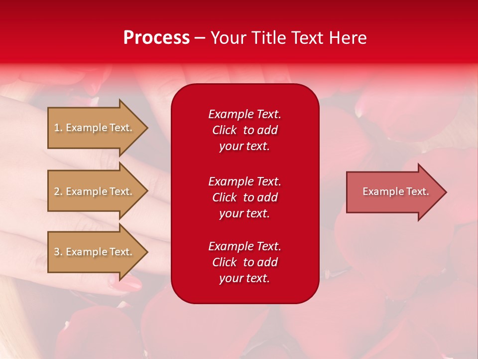 Rose Luxury Hand PowerPoint Template