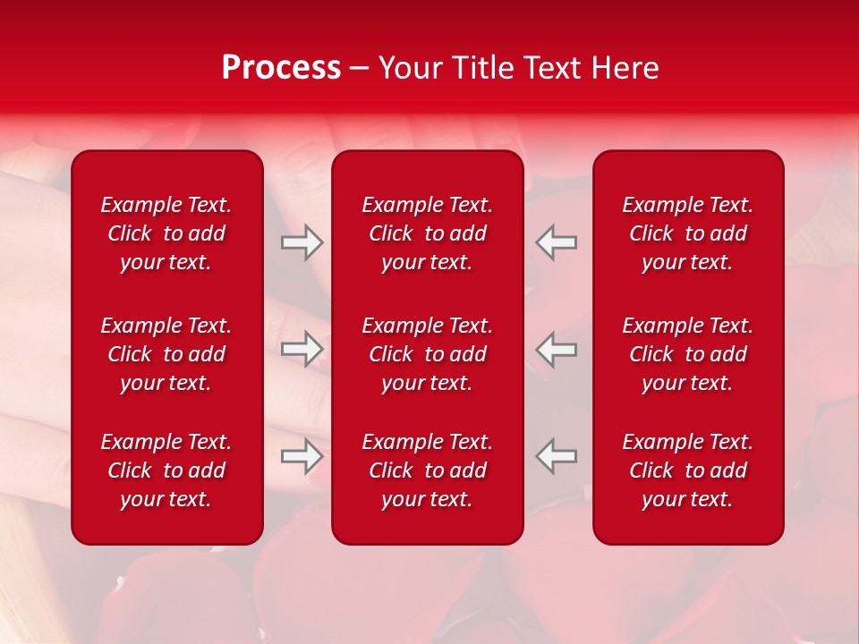 Rose Luxury Hand PowerPoint Template