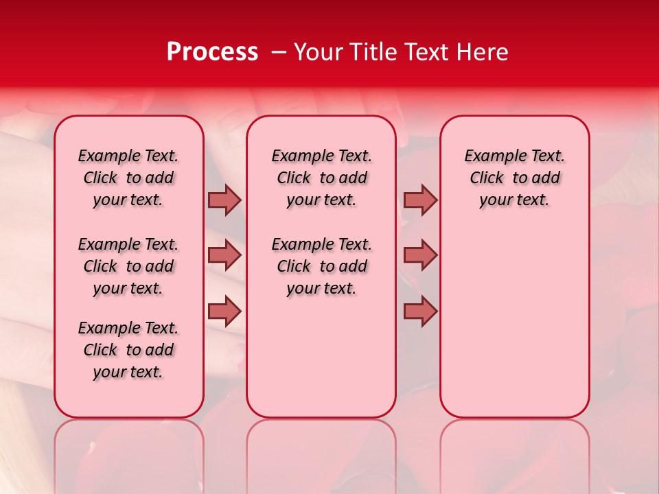 Rose Luxury Hand PowerPoint Template