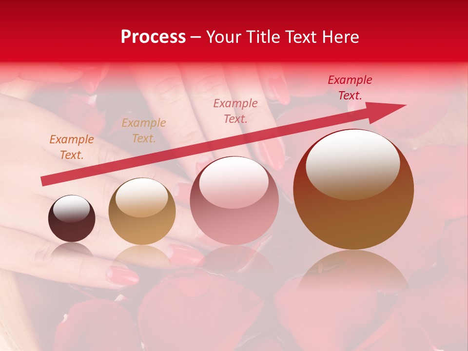 Rose Luxury Hand PowerPoint Template