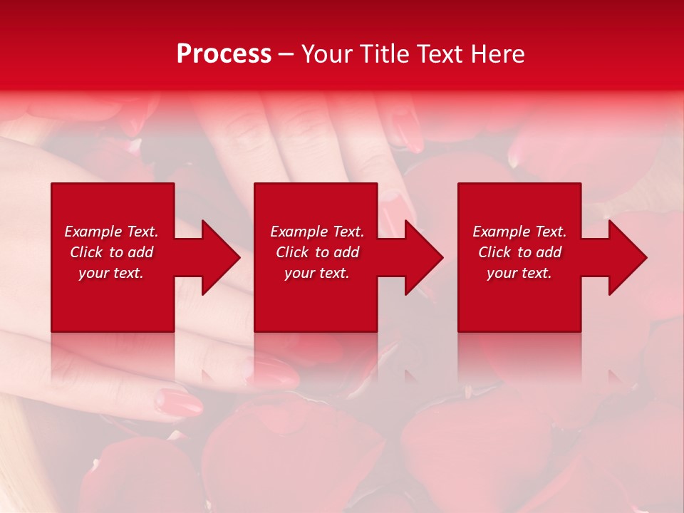 Rose Luxury Hand PowerPoint Template