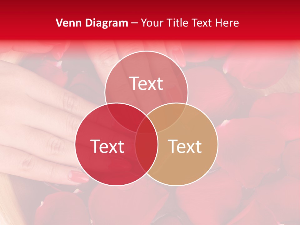 Rose Luxury Hand PowerPoint Template