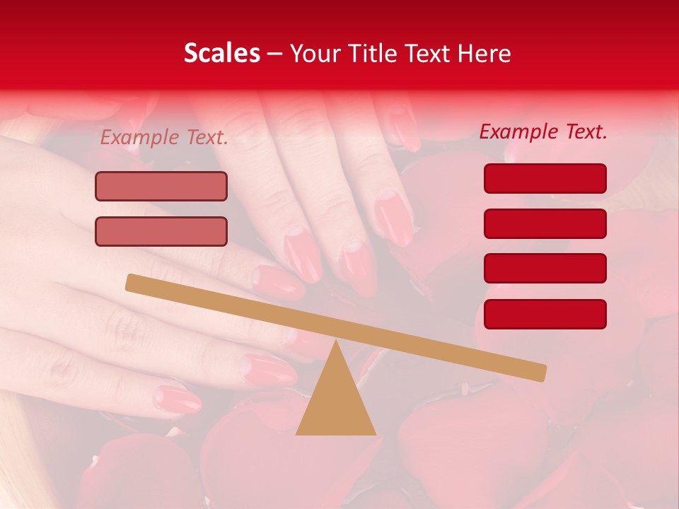 Rose Luxury Hand PowerPoint Template