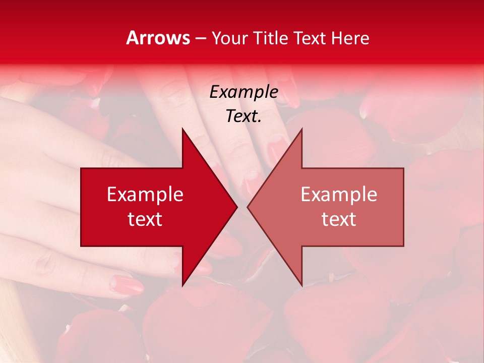 Rose Luxury Hand PowerPoint Template