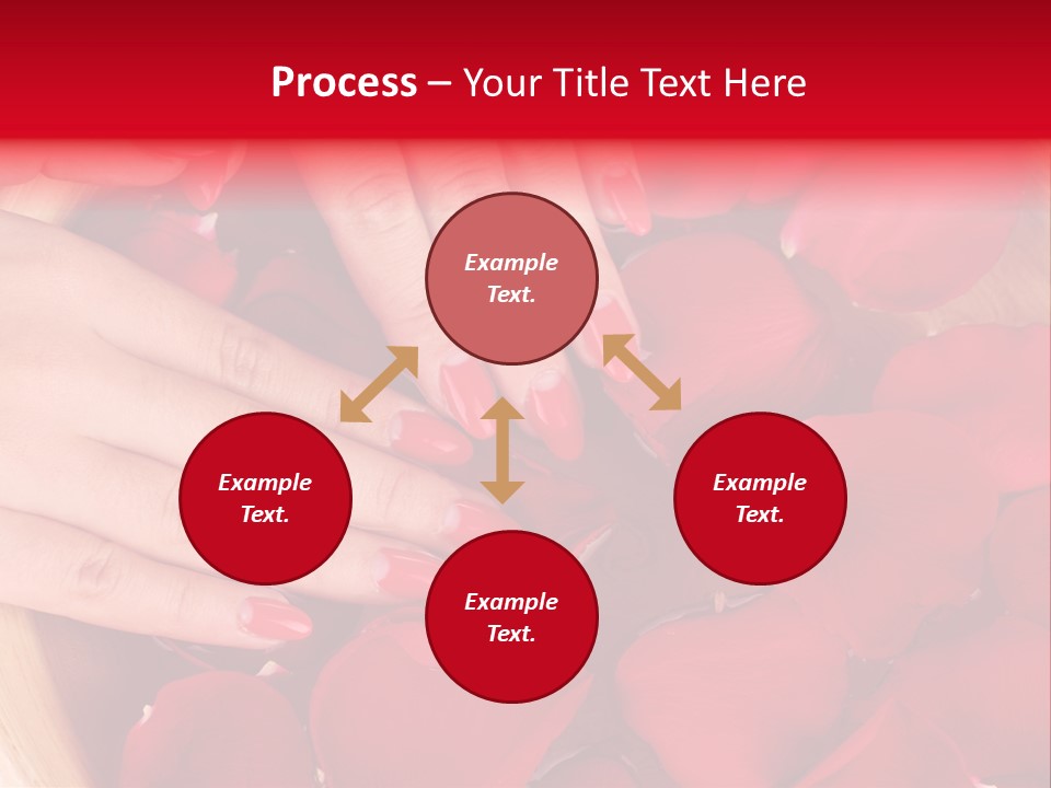 Rose Luxury Hand PowerPoint Template