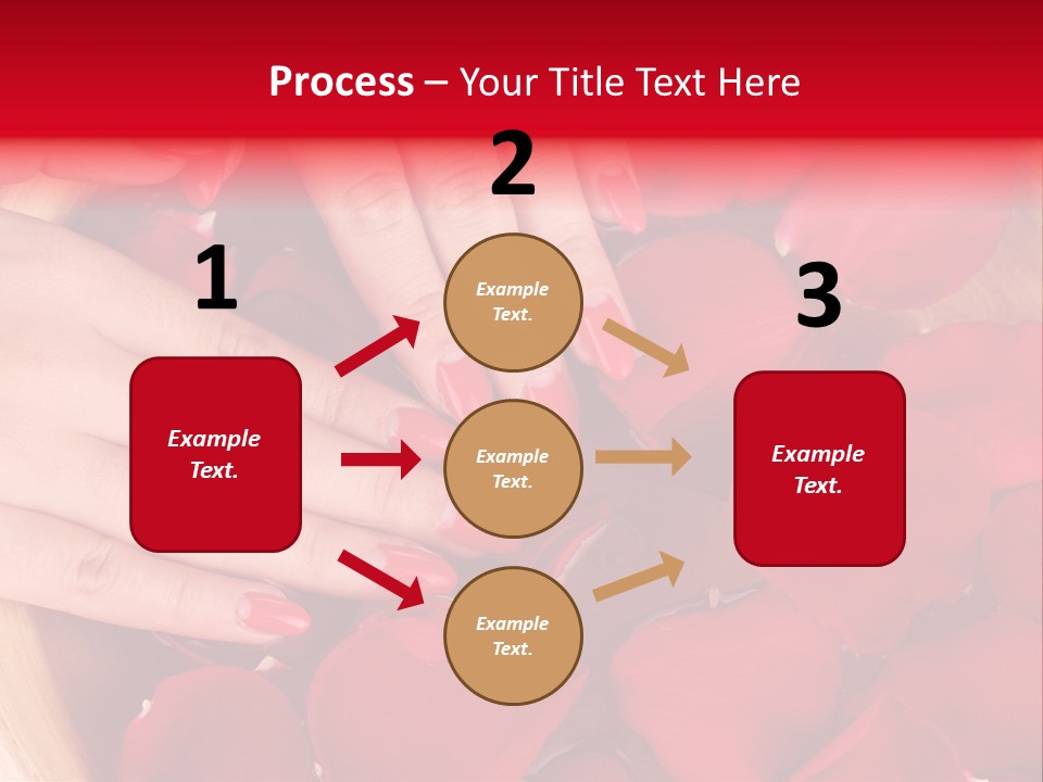 Rose Luxury Hand PowerPoint Template