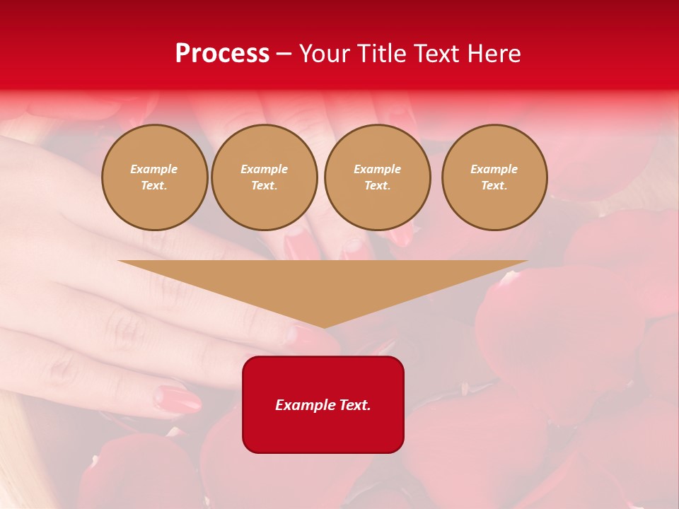 Rose Luxury Hand PowerPoint Template