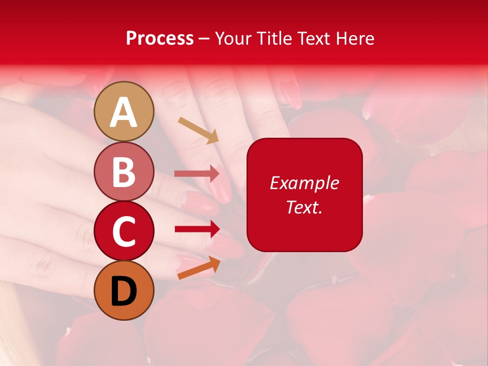 Rose Luxury Hand PowerPoint Template