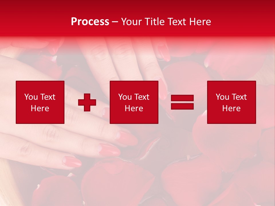 Rose Luxury Hand PowerPoint Template