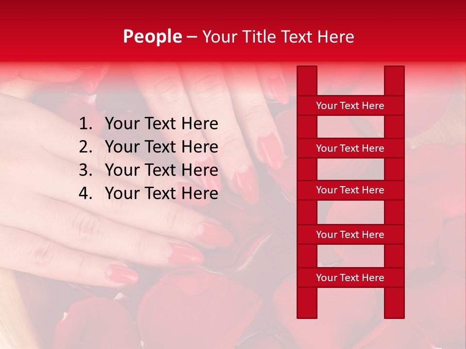 Rose Luxury Hand PowerPoint Template