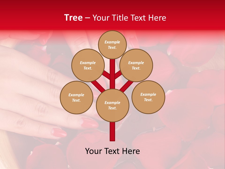 Rose Luxury Hand PowerPoint Template