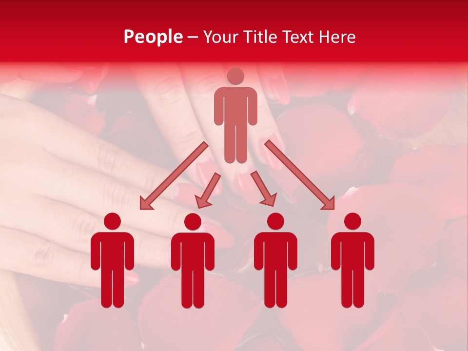 Rose Luxury Hand PowerPoint Template