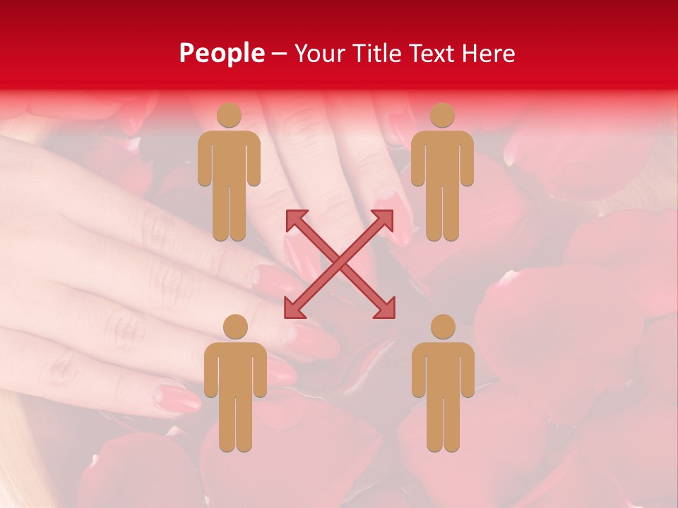 Rose Luxury Hand PowerPoint Template