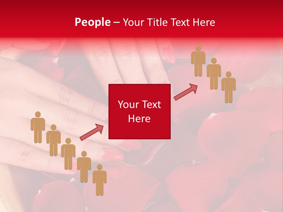 Rose Luxury Hand PowerPoint Template