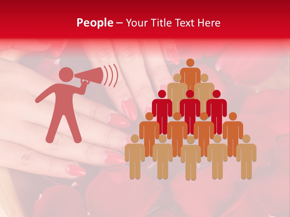 Rose Luxury Hand PowerPoint Template