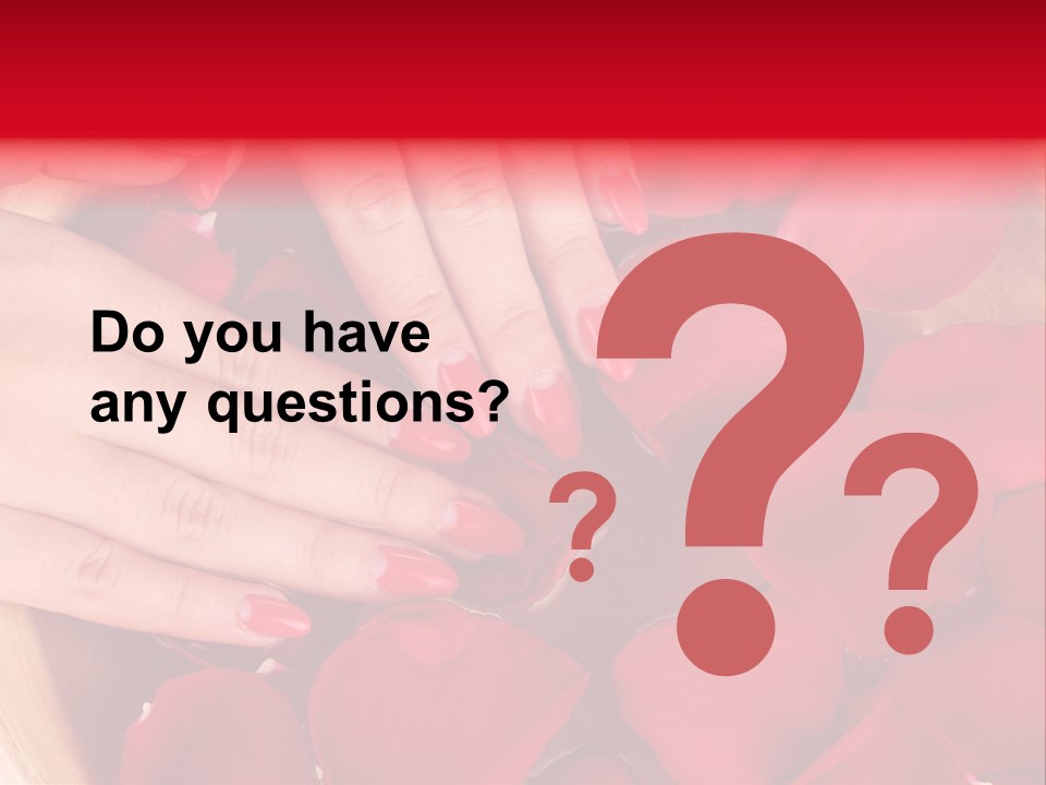 Rose Luxury Hand PowerPoint Template