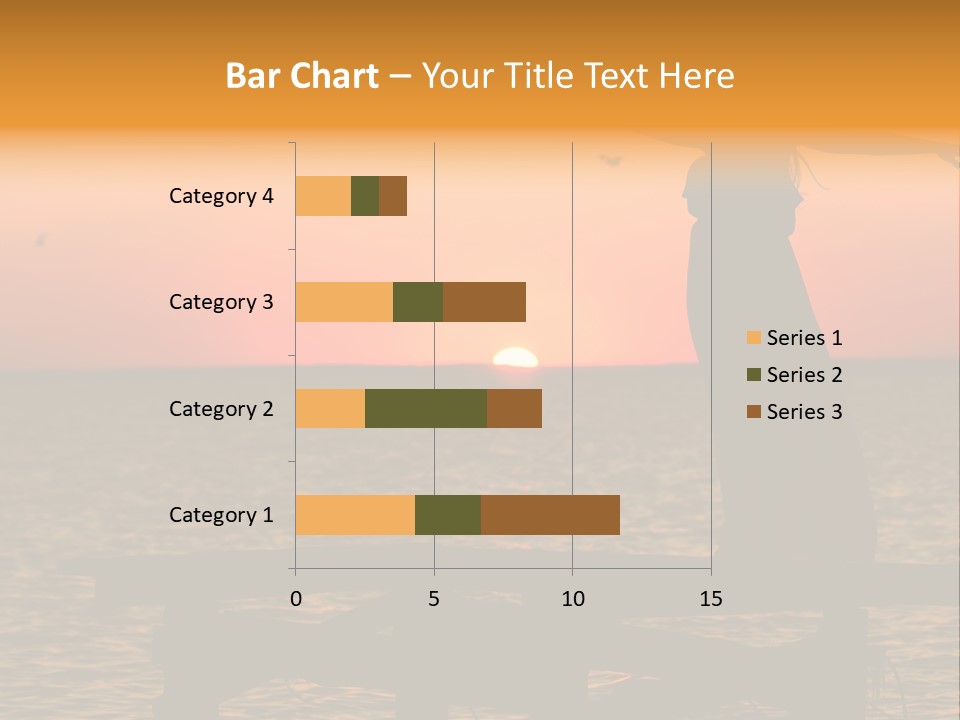 Sea Washing Body PowerPoint Template