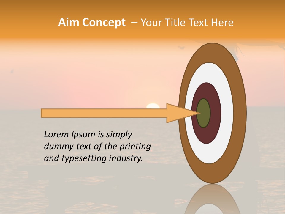 Sea Washing Body PowerPoint Template