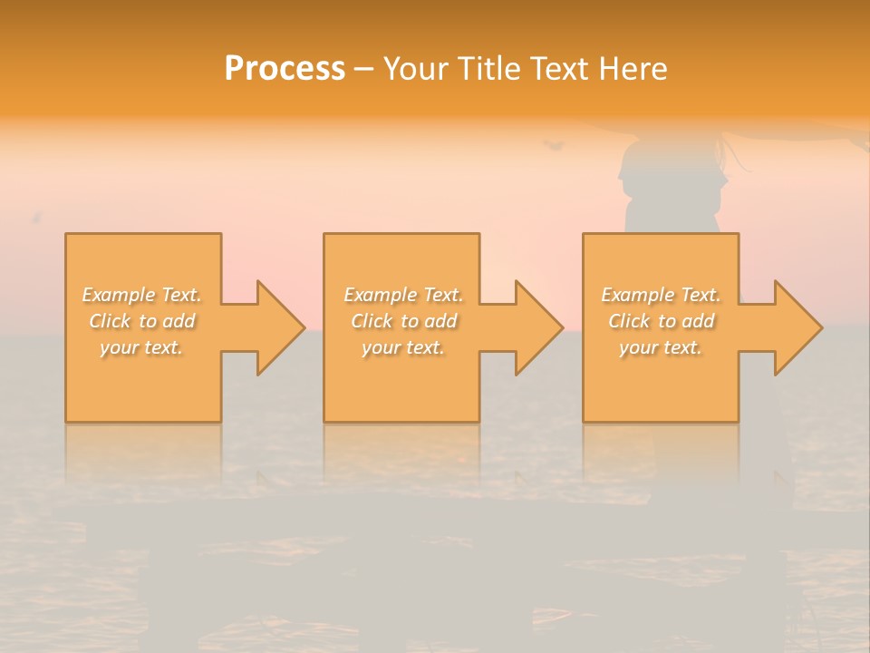 Sea Washing Body PowerPoint Template