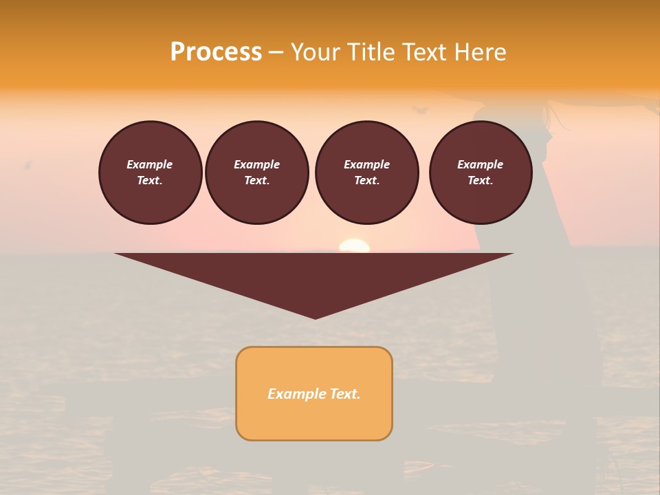 Sea Washing Body PowerPoint Template