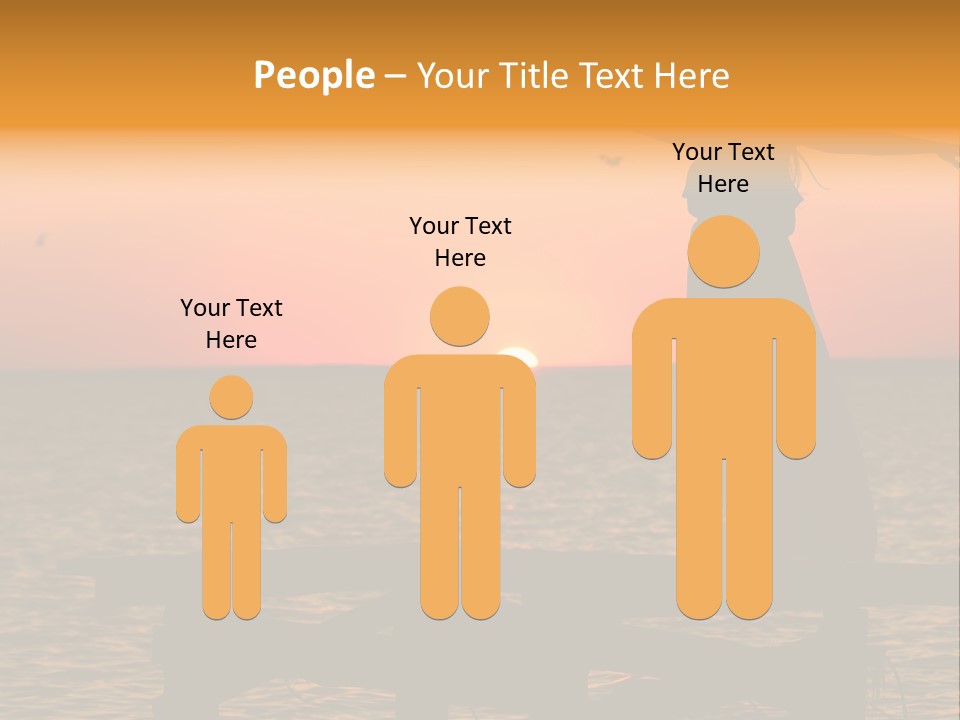 Sea Washing Body PowerPoint Template