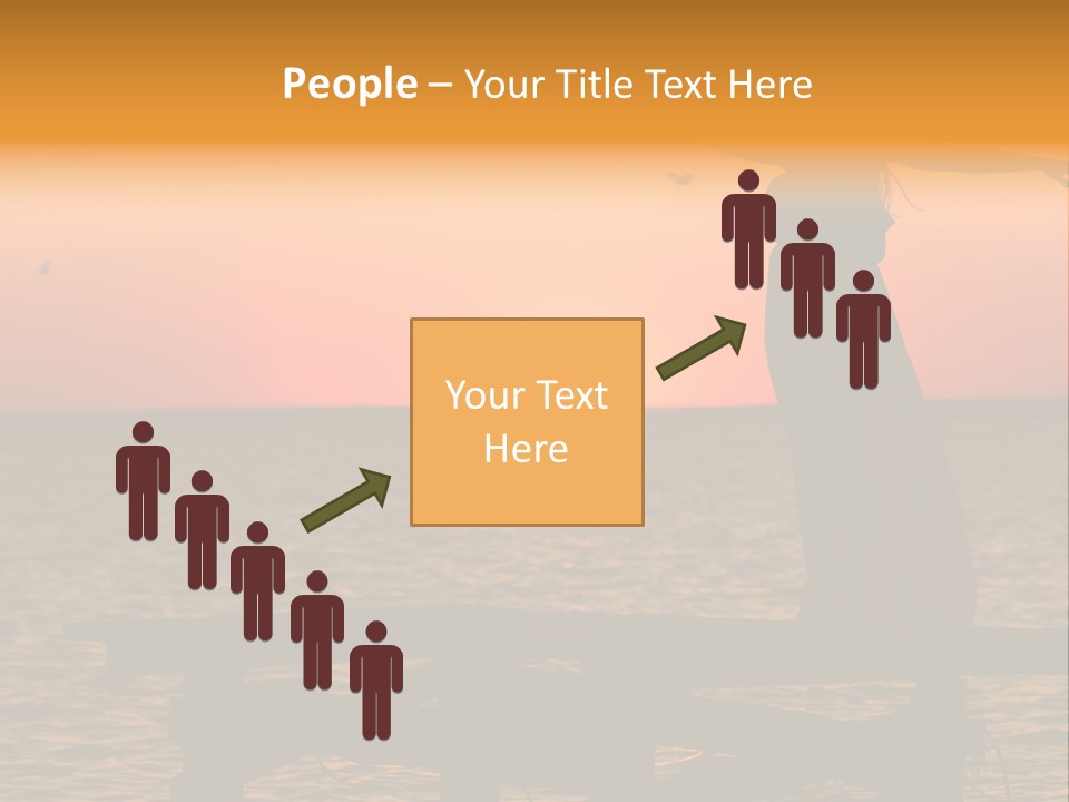 Sea Washing Body PowerPoint Template