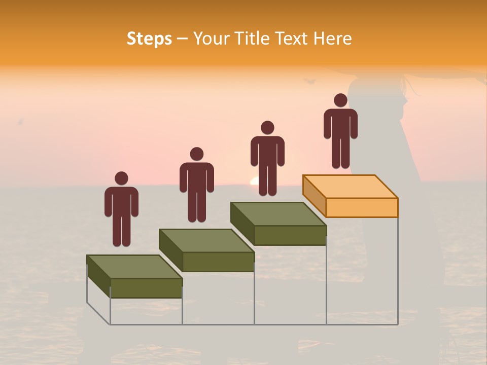 Sea Washing Body PowerPoint Template