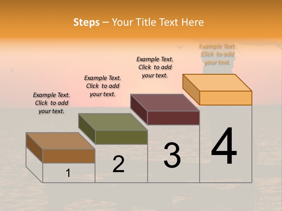 Sea Washing Body PowerPoint Template