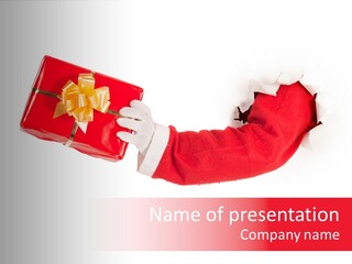 Take Box Costume PowerPoint Template