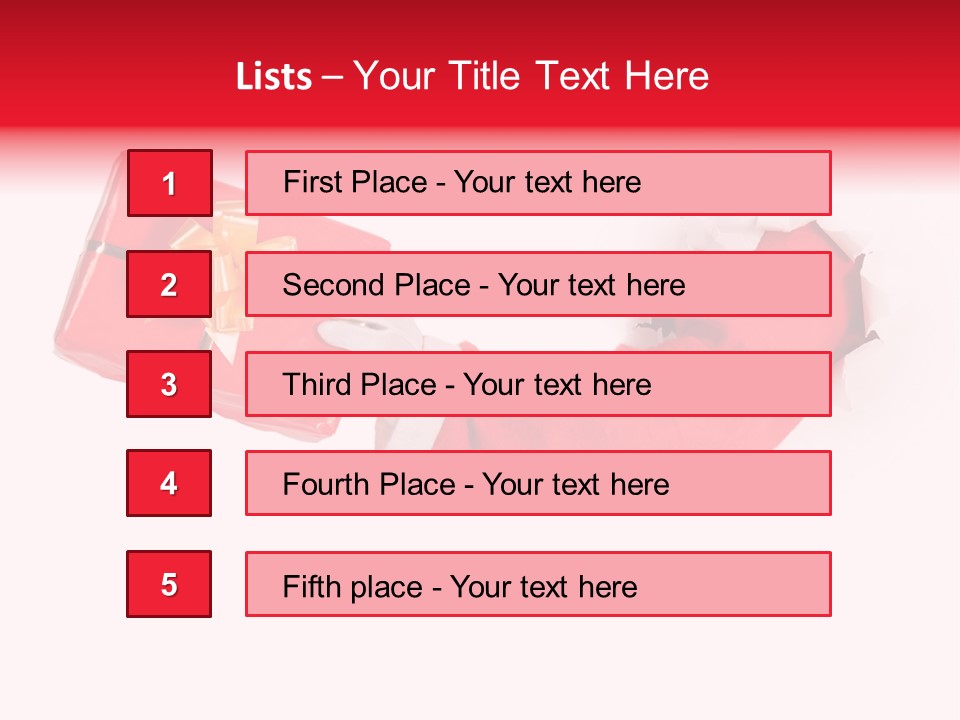 Take Box Costume PowerPoint Template