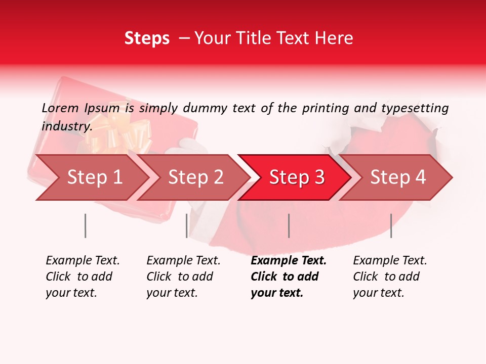 Take Box Costume PowerPoint Template