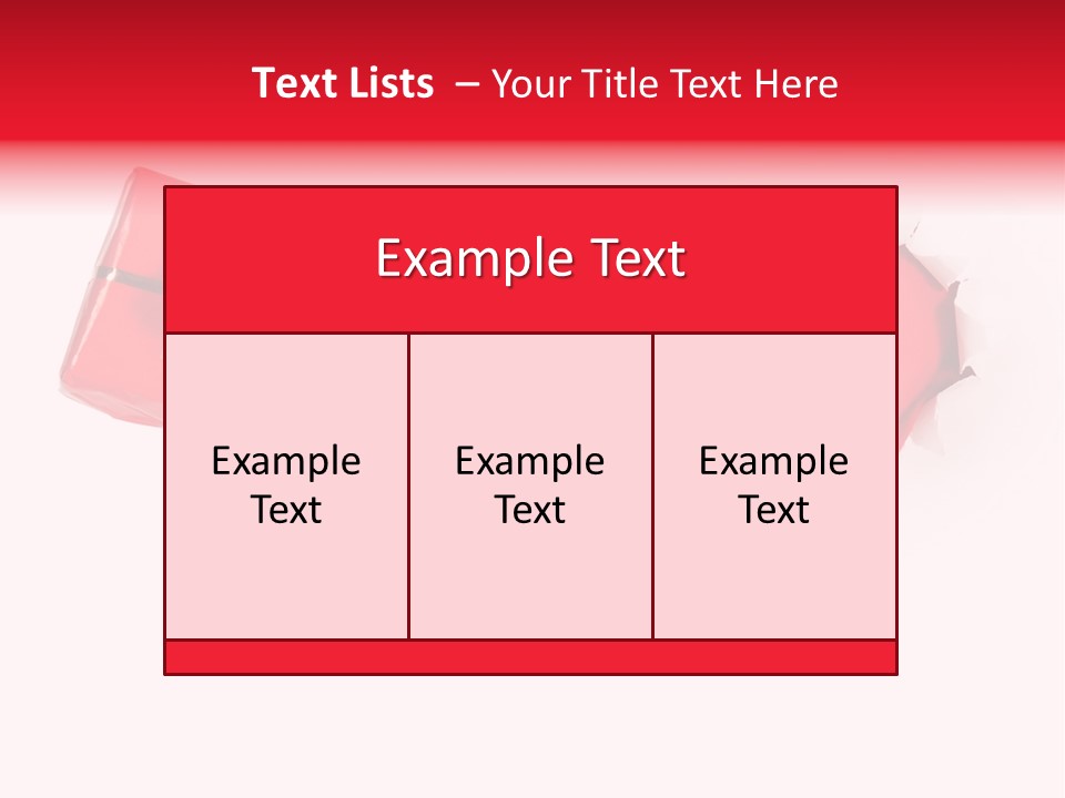 Take Box Costume PowerPoint Template