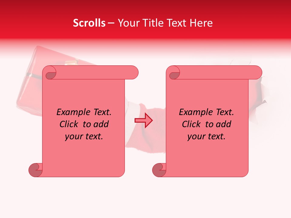 Take Box Costume PowerPoint Template