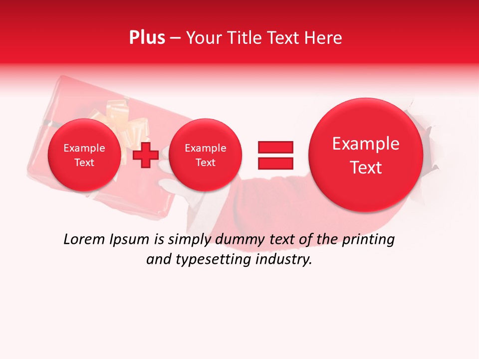 Take Box Costume PowerPoint Template