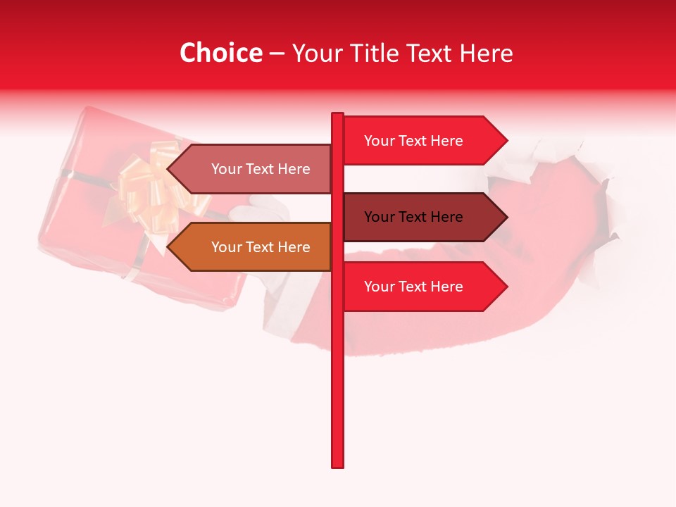 Take Box Costume PowerPoint Template