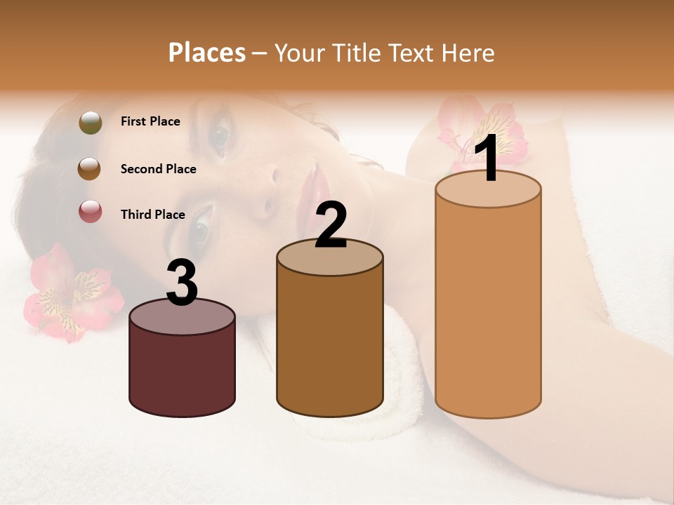 Lying Female Body PowerPoint Template