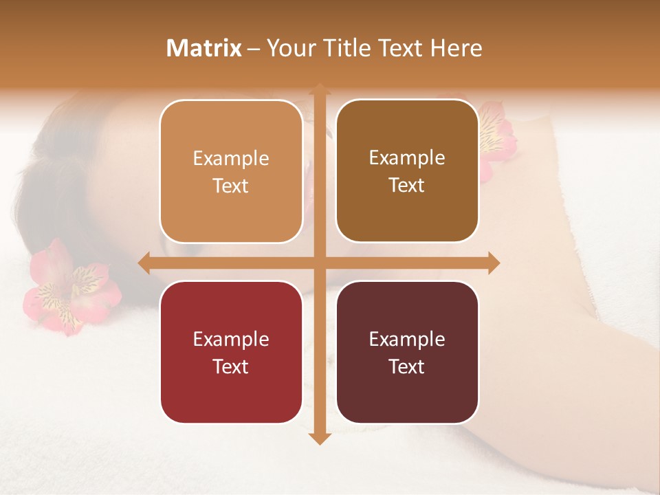 Lying Female Body PowerPoint Template