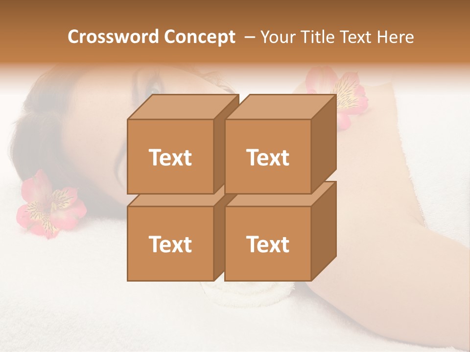 Lying Female Body PowerPoint Template