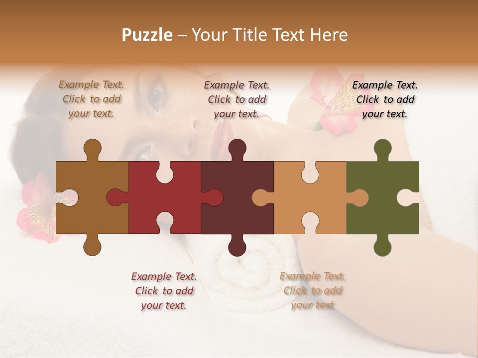 Lying Female Body PowerPoint Template