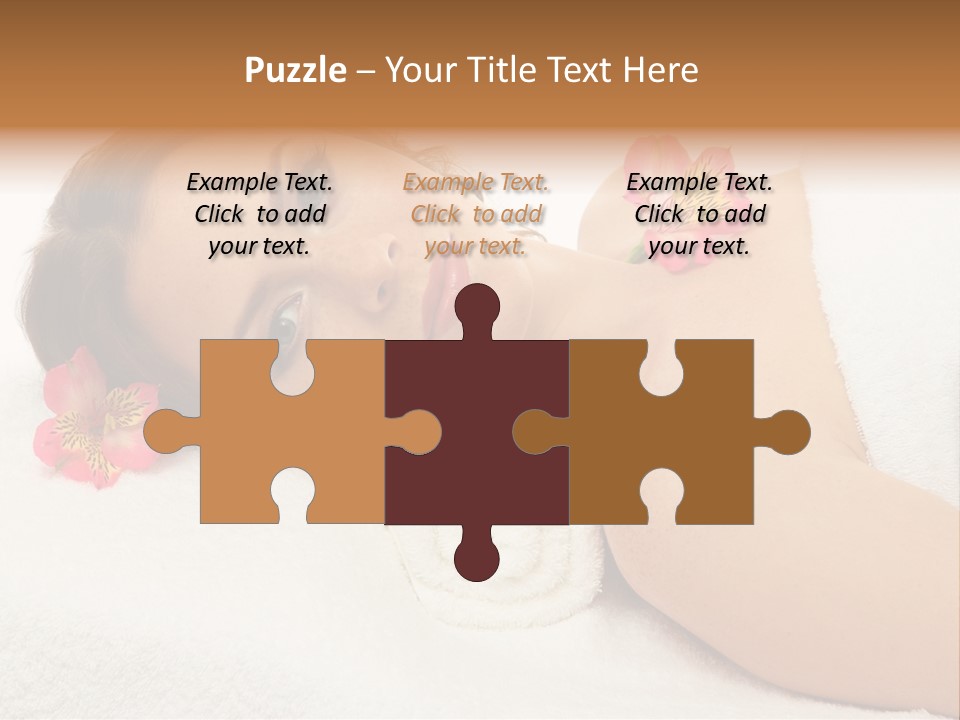 Lying Female Body PowerPoint Template