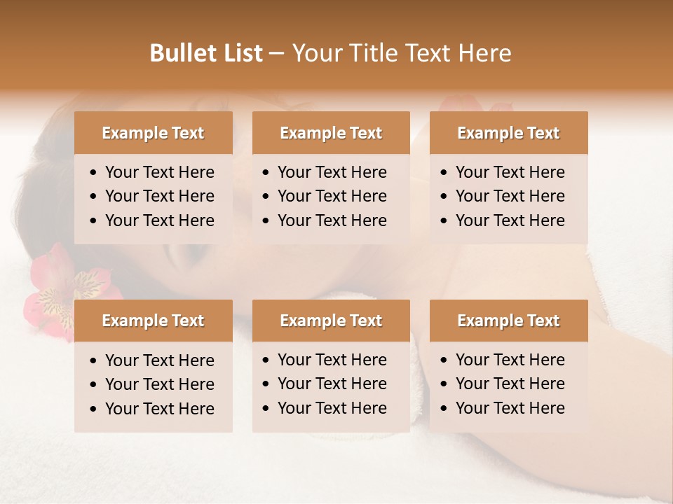 Lying Female Body PowerPoint Template