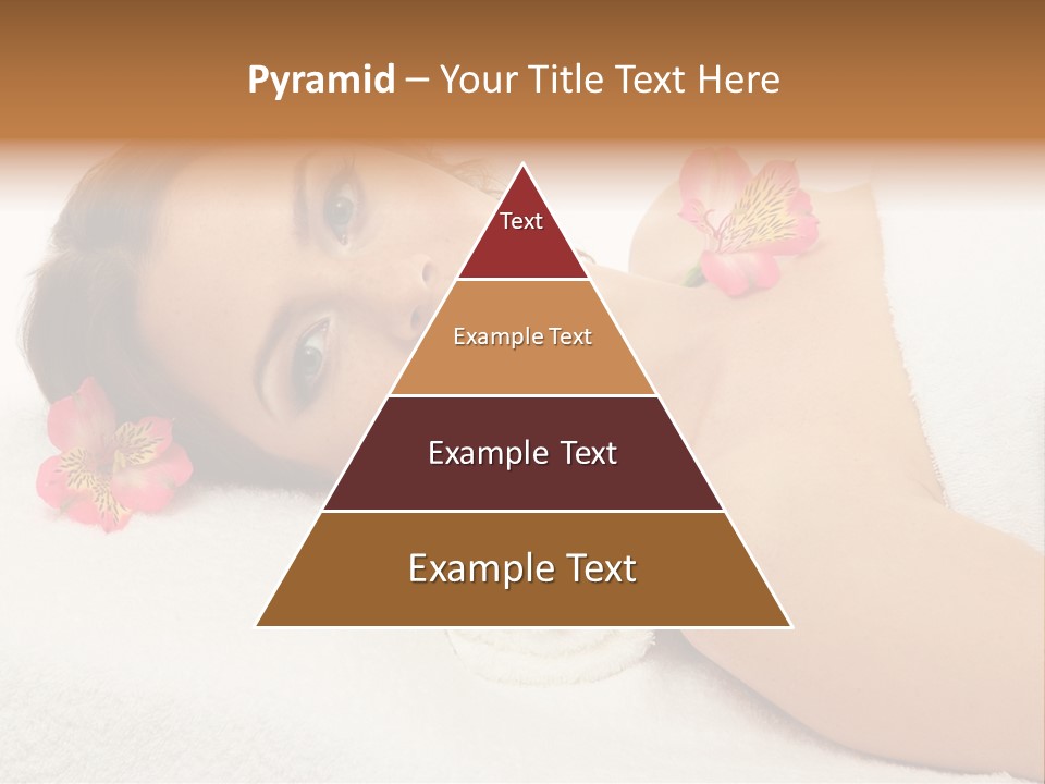 Lying Female Body PowerPoint Template