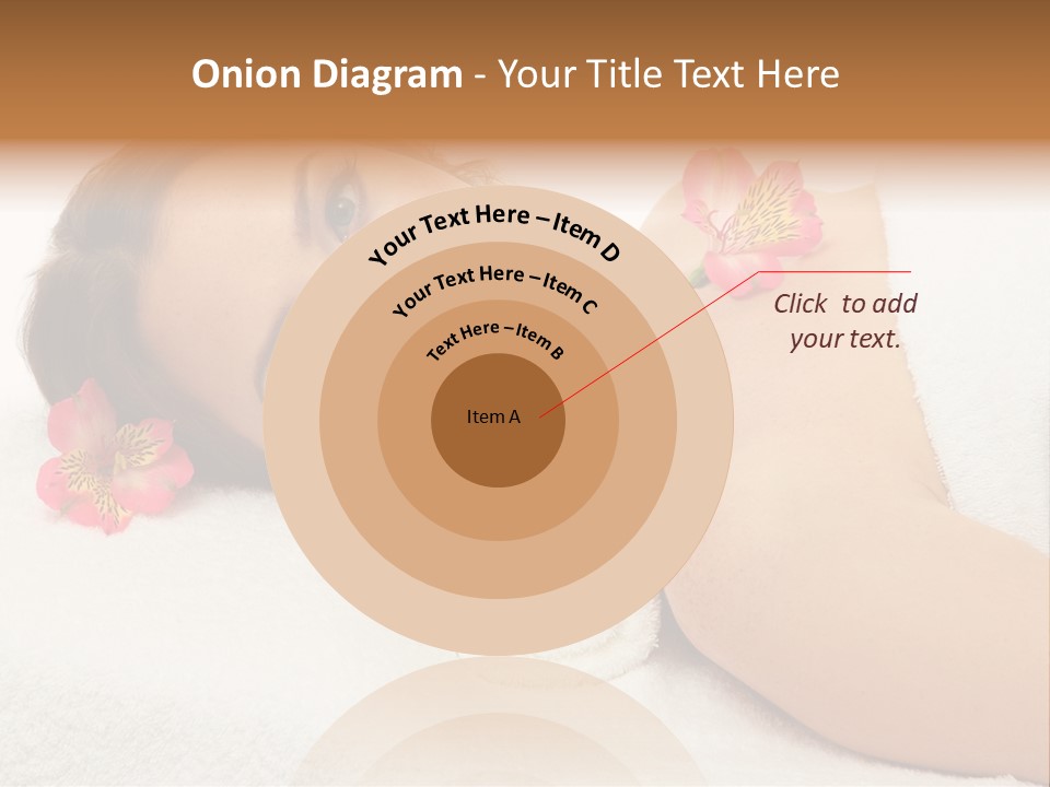 Lying Female Body PowerPoint Template