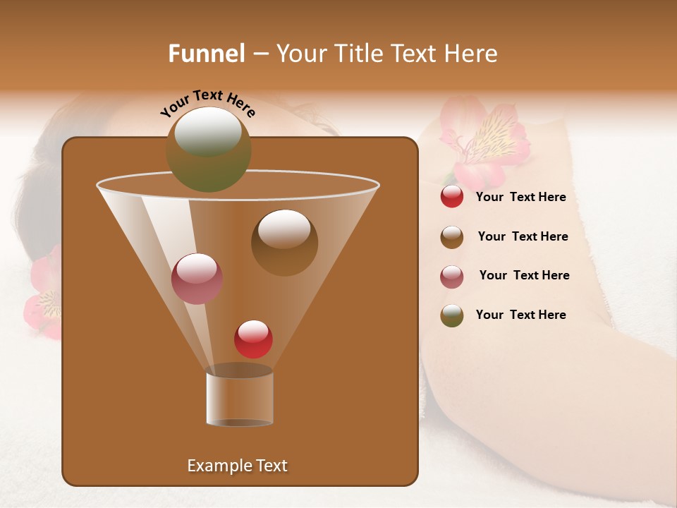 Lying Female Body PowerPoint Template