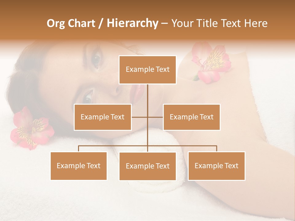 Lying Female Body PowerPoint Template