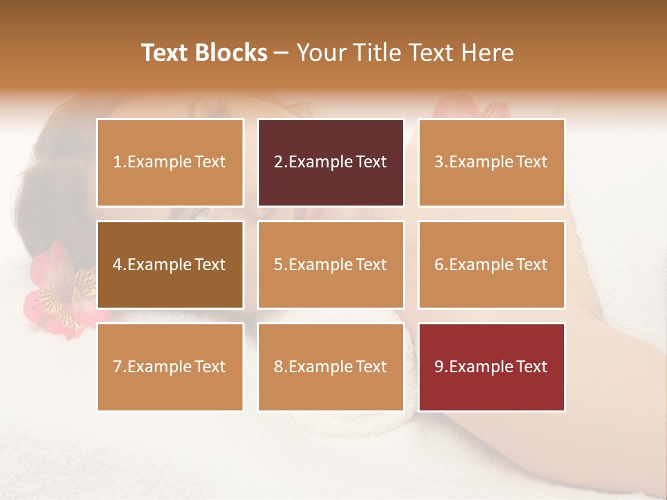 Lying Female Body PowerPoint Template